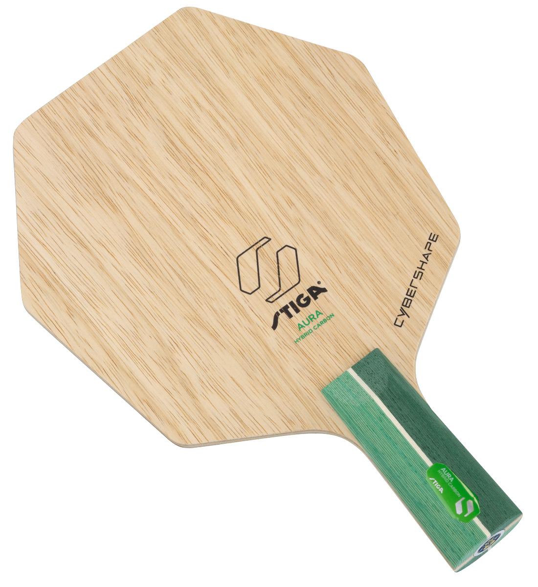 Stiga Aura Hybrid Carbon Cybershape Penhold