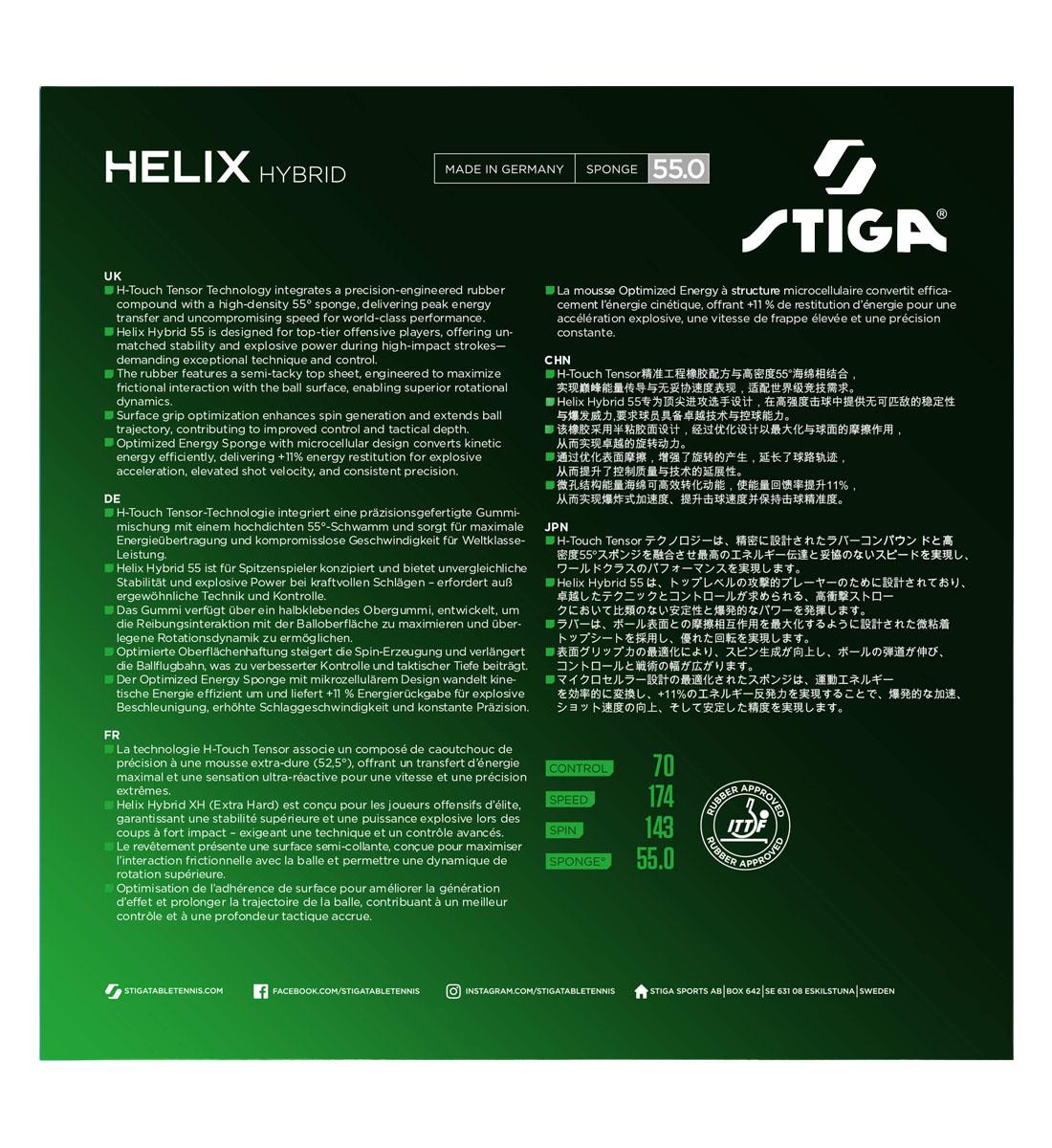 Stiga Helix Hybrid 55 view 2