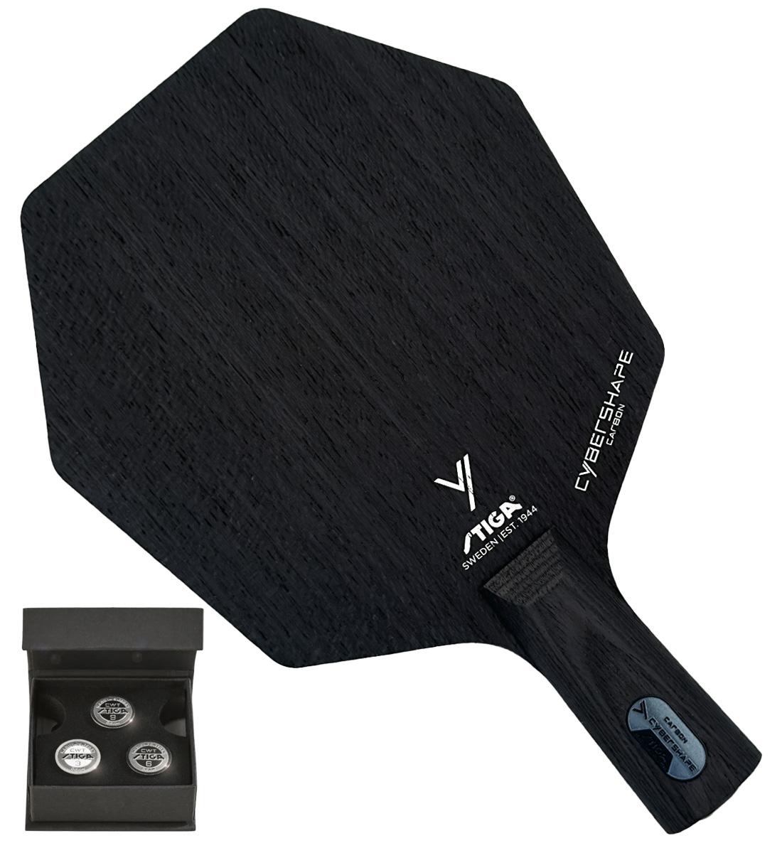 Stiga Cybershape Carbon CWT Penhold view 3